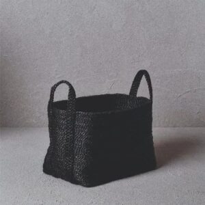 Black Jute Basket