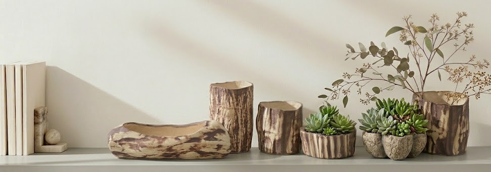 Little Decor Things Home Banner Wooden Log