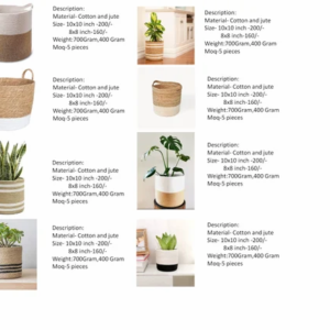 Jute Flower Pot