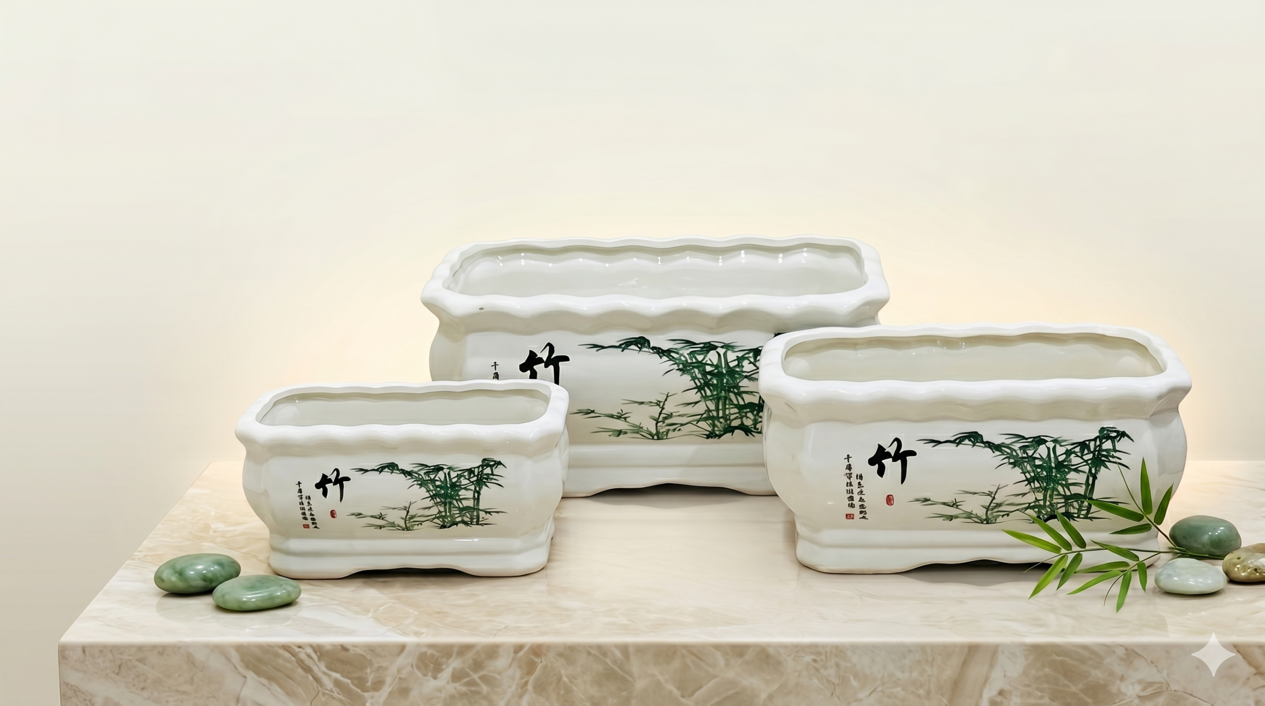 little decor things ceremic chineses set