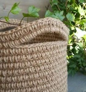 Brown Jute Basket